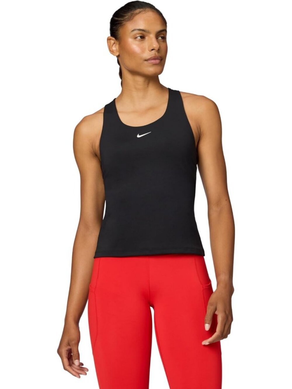 Women's Medium Support Swoosh Sports Bra Tank - Activewear for Gym & Fitness